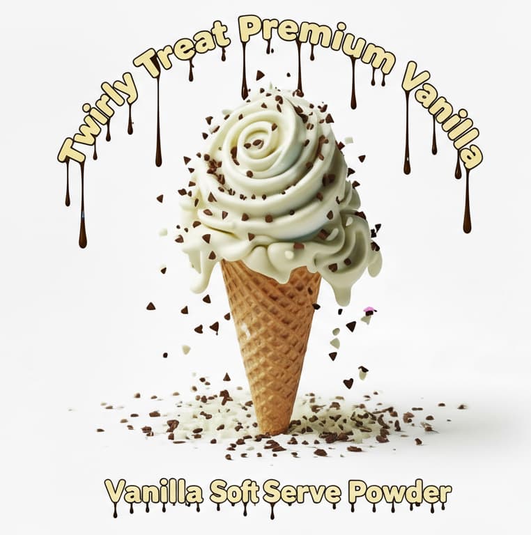 Twirly Treat Premuim Vanilla Ice Cream Powder 1.5kg